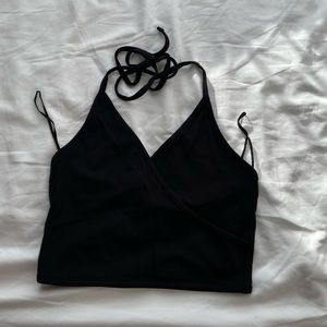 halter wrap top